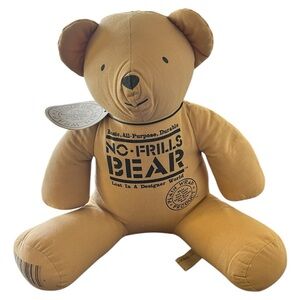 Vintage No Frills Naked Bear by Dakin, 1985 Tag Attached